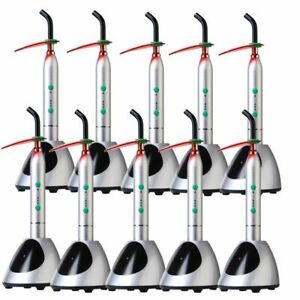 1-10* Dental Wireless LED Curing Light Lamp 2000mw/cm2 D8 Whitening
