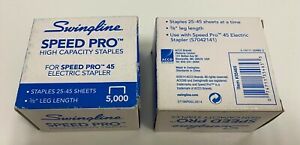 Swingline Speed Pro High Capacity Staples for Speed Pro 45 Stapler 3/8&#034; 2 Boxes
