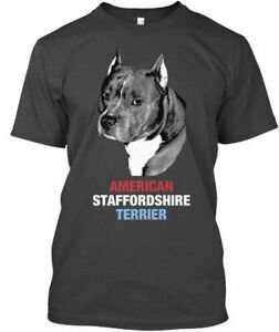 Amstaffterrierhead - American Staffordshire Terrier T-shirt Premium size S-3XL