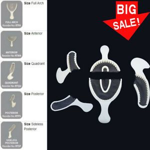 10-50Pcs Dental Registration Impression Bite Triple Trays Full Arch Posterior