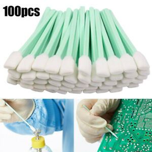 100pcs Dust-free Cleaning Swab Sponge Stick Inkjet Printer Optical Equipment.