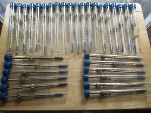 (32) Asst NEW HERMES 11/64&#034; Engraving Cutters - Most are New with Carbide Tips!