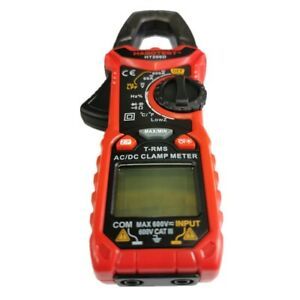 HT206D 600A AC/DC Measuring Voltage NCV Temperature Digital Clamp Multimeter