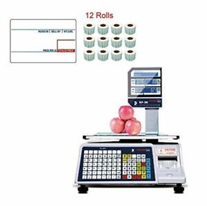 VisionTechShop DLP-300 Label Printing Scale Pole Display, 30/60lbs Capacity, 0.0