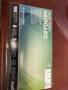 Ansell MicroFlex NeoGard Neoprene Examine 100 Gloves Small C521