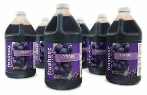 Frusheez Grape Slush and Slushie Mix, 1/2 Gallon, 6 Pack (FREE SHIPPING)
