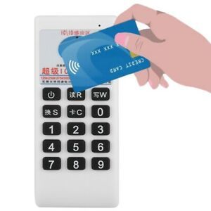 13.56Mhz 125KHz Reader &amp; Writer RFID IC/ID Card Cloner Copier Duplicator NEW