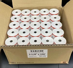 3-1/8&#034; x 230&#039; THERMAL POS RECEIPT PRINTER ROLL PAPER BPA FREE USA 50 ROLLS