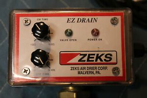 ZEKS EZ DRAIN EZDS1 110 v Timed Air Tank Drain Valve.  Never installed.