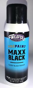 Weaver Livestock Pro Touch Maxx Black Touch Up Paint for Cattle 11 oz-NEW-SHIP24