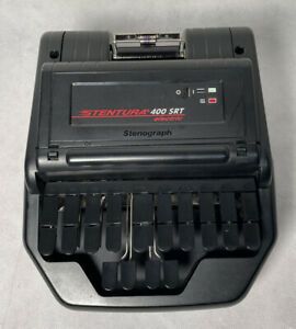 Stentura 400 SRT Electric Stenograph Stenography with Case &amp; Accessories 400SRT