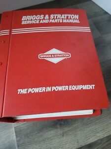 Brigs And Stratton Service And Parts Manual. Ms-5696. Revised 98