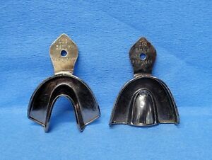 Dentsply Caulk Rim-Lock Metal Impression Tray Set, Upper 13/Lower 13.