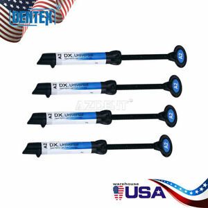 4Pcs Dentex Dental Light Cure Composite Resin Shade A2 USPS