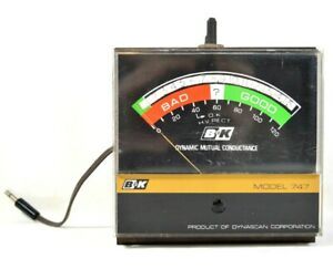 VU Meter Gage Dial Part for B&amp;K Precision Dyna-Jet Tube Tester