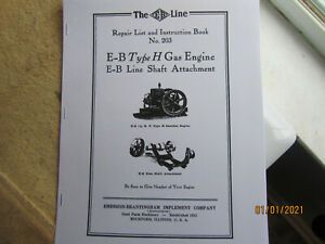 Emerson Brantingham Type H Gasoline Engine Instruction Manual