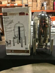 44 Cup Coffee Urn Polished Stainless Steel Great for Buffets Catering and Hotels