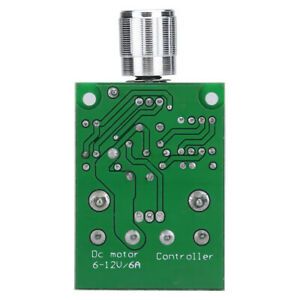 6V-12V 6A PWM DC Motor Governor High Power Stepless Variable Speed Switch DIY