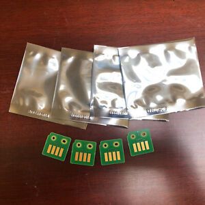 4 Black Toner Chips (1697) for Xerox C8030, C8035, C8045, C8055, C8070 Refill