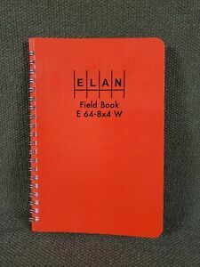 Elan Publishing Company E64-8x4W Wire-O Field Surveying Book 4  x 7  (6-Pack)