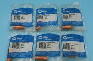 Lot of 6 MILLER,  199615  Nozzle Copper 1/2 In Orifice  Tapered