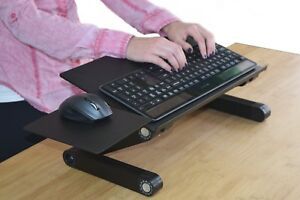 WORKEZ KEYBOARD TRAY adjustable height computer stand on desk riser holder tilt