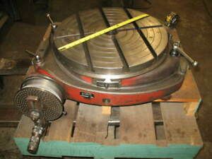 WALTER 20&#034; ROTARY TABLE W/DIVIDING HANDLE ROTAB DIVIDING HEAD **VGC**