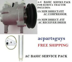 New BASIC SERVCE Compressor KIT for Kubota Tractor M7040 3C581-50060