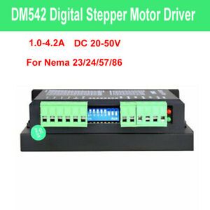 DM542 2-Phase Digital Stepper Motor Driver Controls 20-50V DC For 57 86 Series