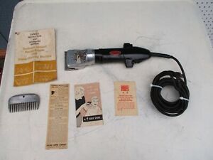 Sunbeam Stewart Model 510A Large Animal Clippers Cattle And Horse W/Instructions