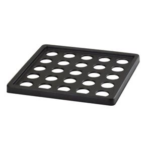 CAMBRO EA25SWGF110 Camrack,25 Compartment Ice Filler Black