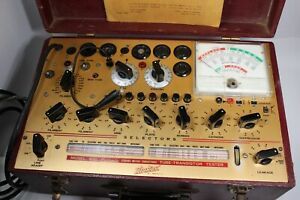 Vintage 1960 Hickok 800 &amp; 800A Tube-Transistor Tester TESTED &amp; Working!
