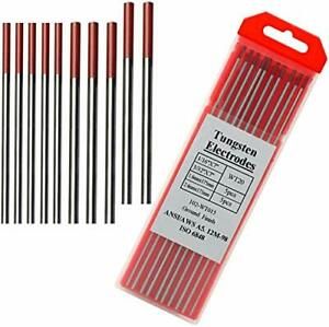 TIG Welding Tungsten Electrodes 2% Thoriated Red Tig Tungsten Assorted 5PCS 3...