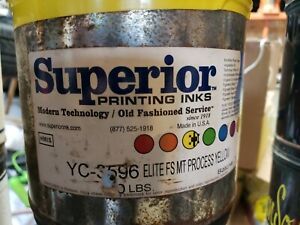 New 5 lb. Can Supreme Ink L/T Process Yellow Printing Ink