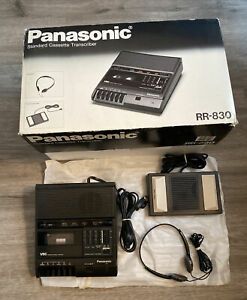 Panasonic VSC Standard Cassette Tape Transcriber RR-830 NICE!