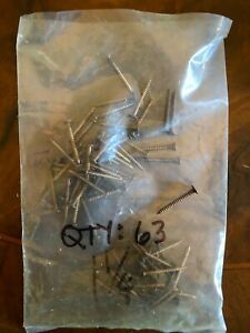 1 1/4&#034; Silicon Bronze ringed nails for wooden boat building - QTY: 63