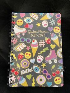 2021 2022 Weekly Monthly Student ACADEMIC Spiral Planner Organizer 5.25&#034; x 7.75&#034;