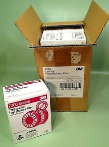 CASE OF 60 Filters 3M Easi-Air High Efficiency Filter 7255 NEW Old Stock 3M7255
