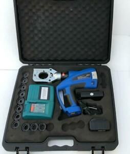 BZ-60UNV BATTERY OPERATED DIGITAL CRIMPING/ CRIMPER TOOL W/ 11 DIE SETS