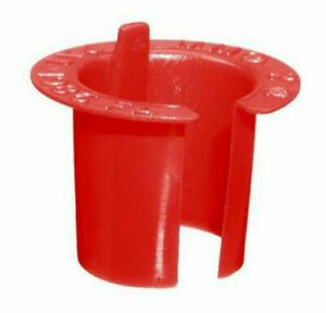 Halex 75401 Plastic Anti-Short Bushing, Red, #1, 3/8&#034;, 35-Pack NEW Free Shipping
