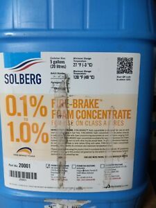 Solberg fire brake foam concentrate 5 gallon