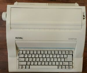 ROYAL SCRIPTOR AX150 Portable Electronic Typewriter GREAT Condition