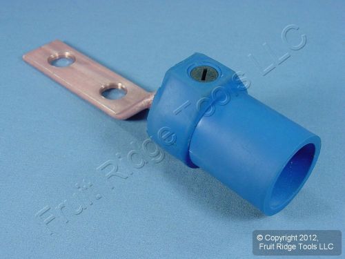New leviton blue ect 16 series cam-type terminal connector 400a 600v 16m22-2b for sale