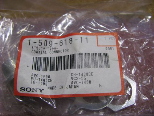 Sony coaxial connector # 1-509-618-11  nsn: 5935-01-087-3770 for sale