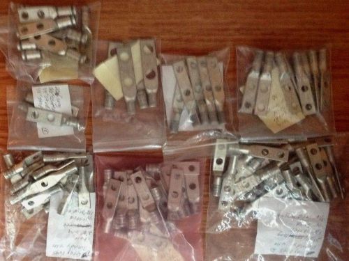 Gray copper lugs 100 pieces 1 and 2 hole