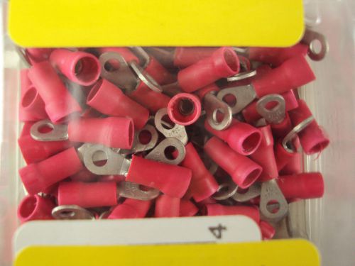 Vaco 100 red &#034;c&#034; pak ring tongue terminal connector klein 22-18 wire c61204 for sale