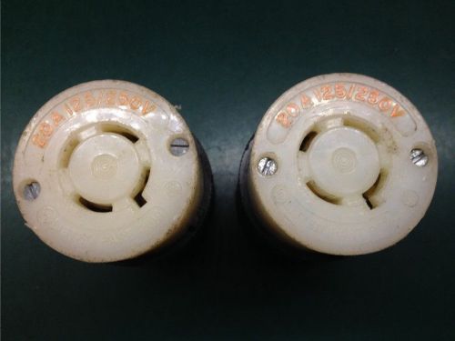 2- Hubbell 20amp Connectors