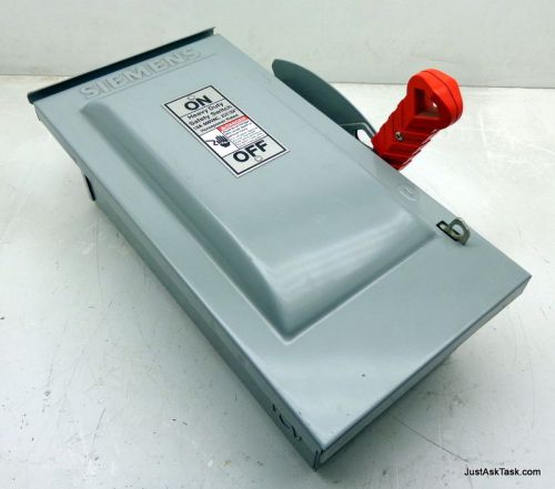 Siemens HF361R Heavy-Duty Safety Switch 30A 600VAC 250VDC NEMA Type 3R