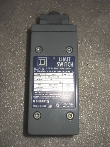 (rr15-2) 1 used square d 9007-br61k explosion proof limit switch for sale