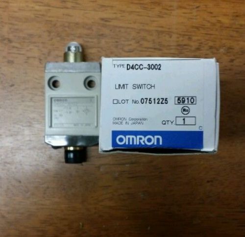 Omron D4CC-3002 Limit Switch Roller Plunger 30VDC